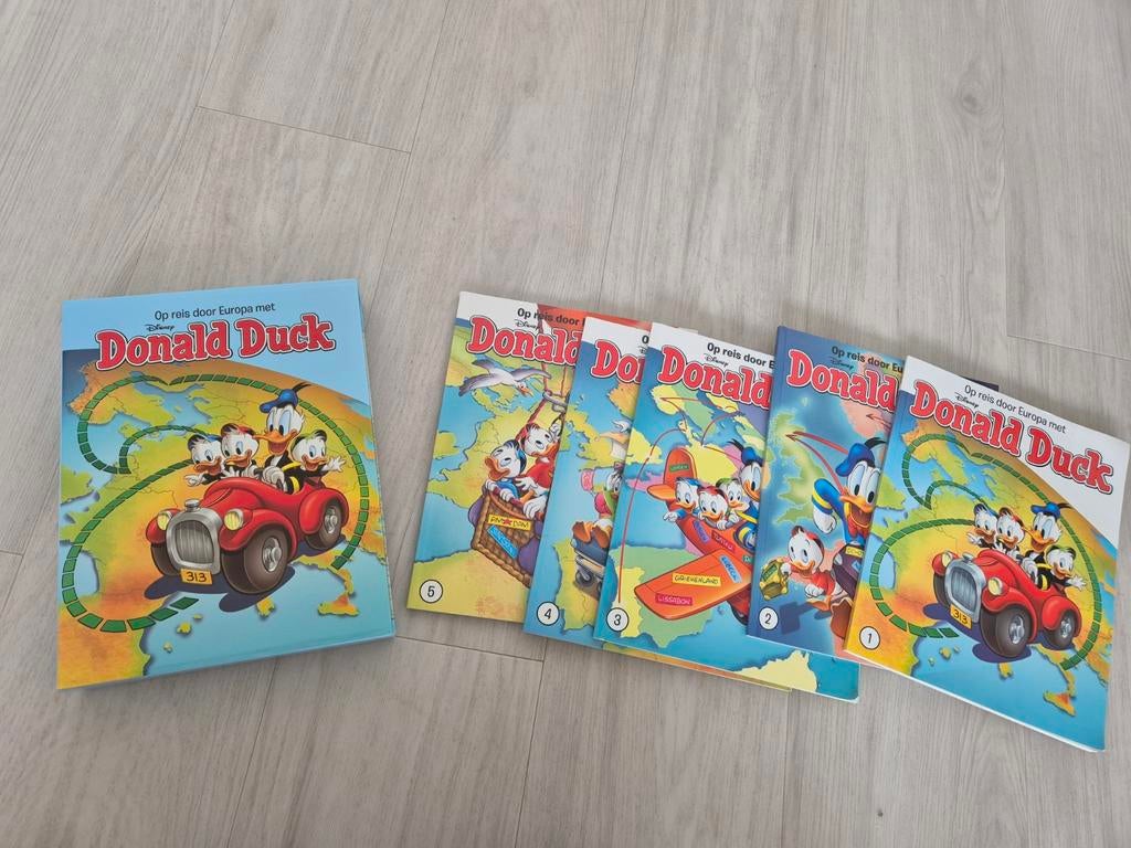 Donald Duck: Op reis door Europa - Complete set (nieuwstaat), Boeken, Complete serie of reeks, Ophalen of Verzenden, Nieuw
