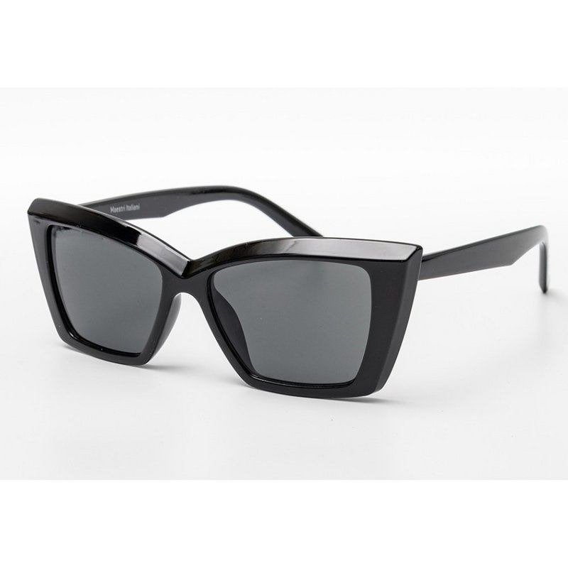 Nieuwe Zwarte Cat Eye Dames Zonnebril UV, Overige merken, Zonnebril, Verzenden, Zwart