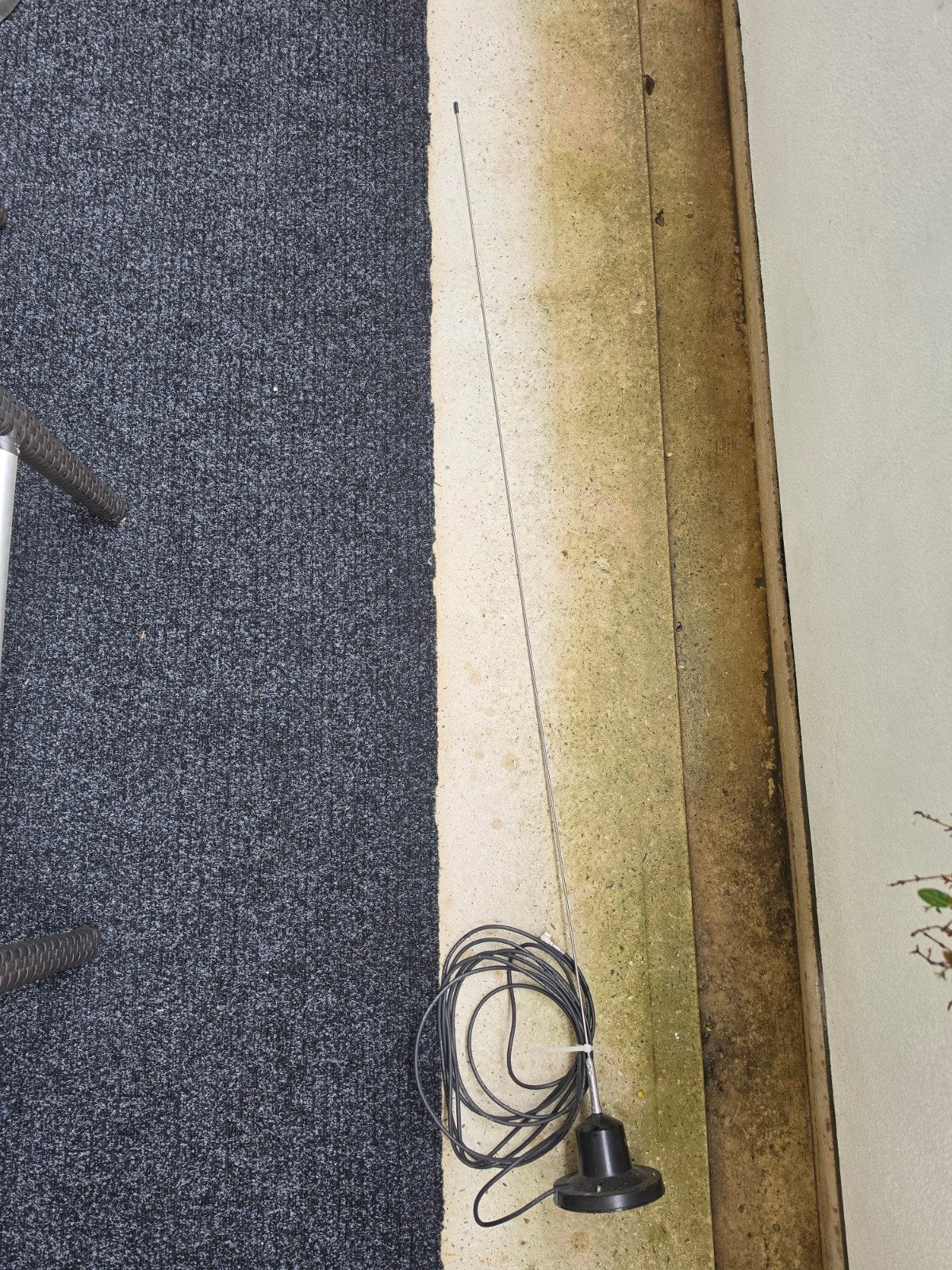 27mc mobiele Antenne met kabel en voet, Ophalen, Gebruikt, Antenne