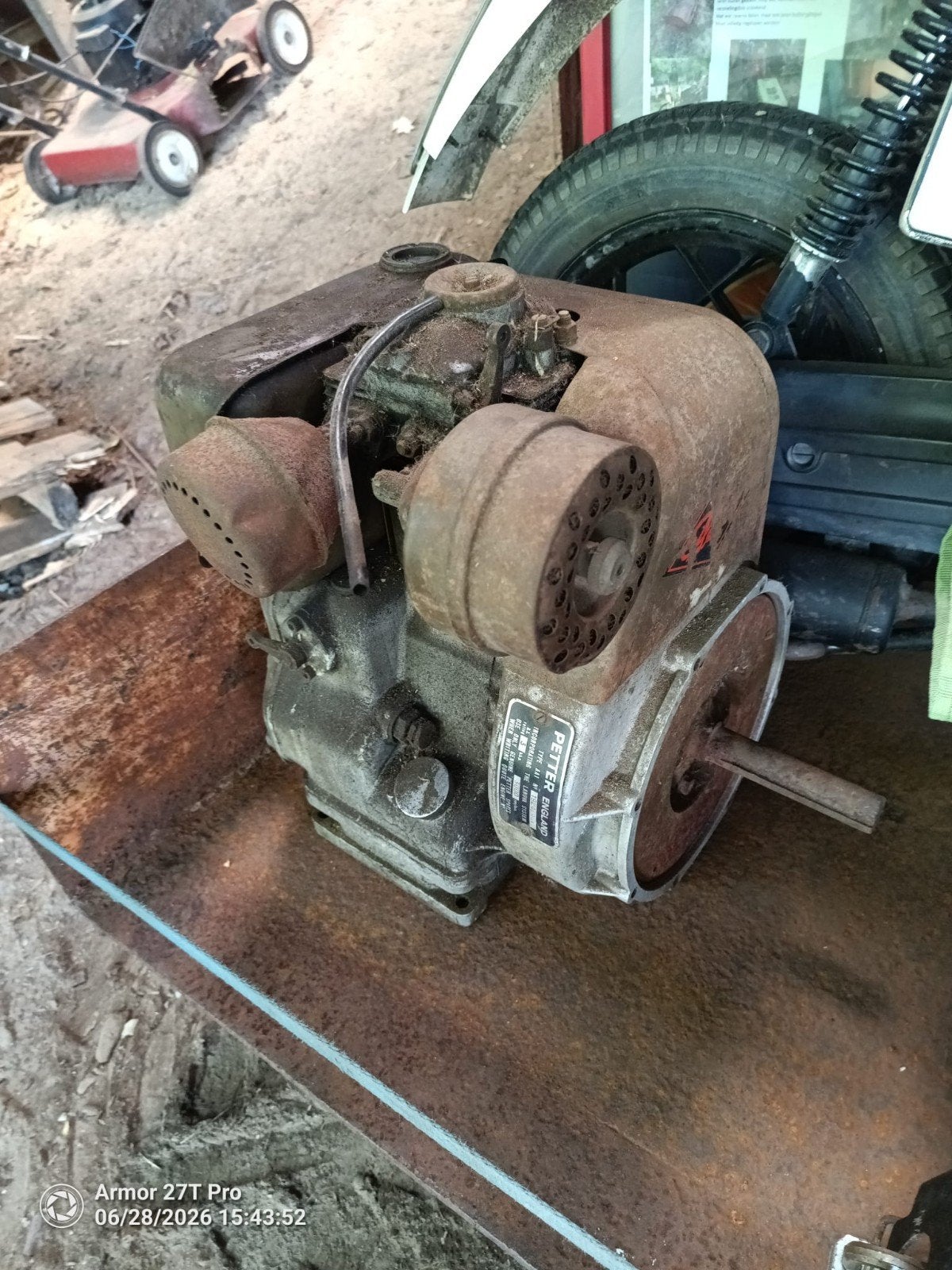 Petter aa1 3pk diesel, Doe-het-zelf en Verbouw, Motoren, Ophalen, Dieselmotor