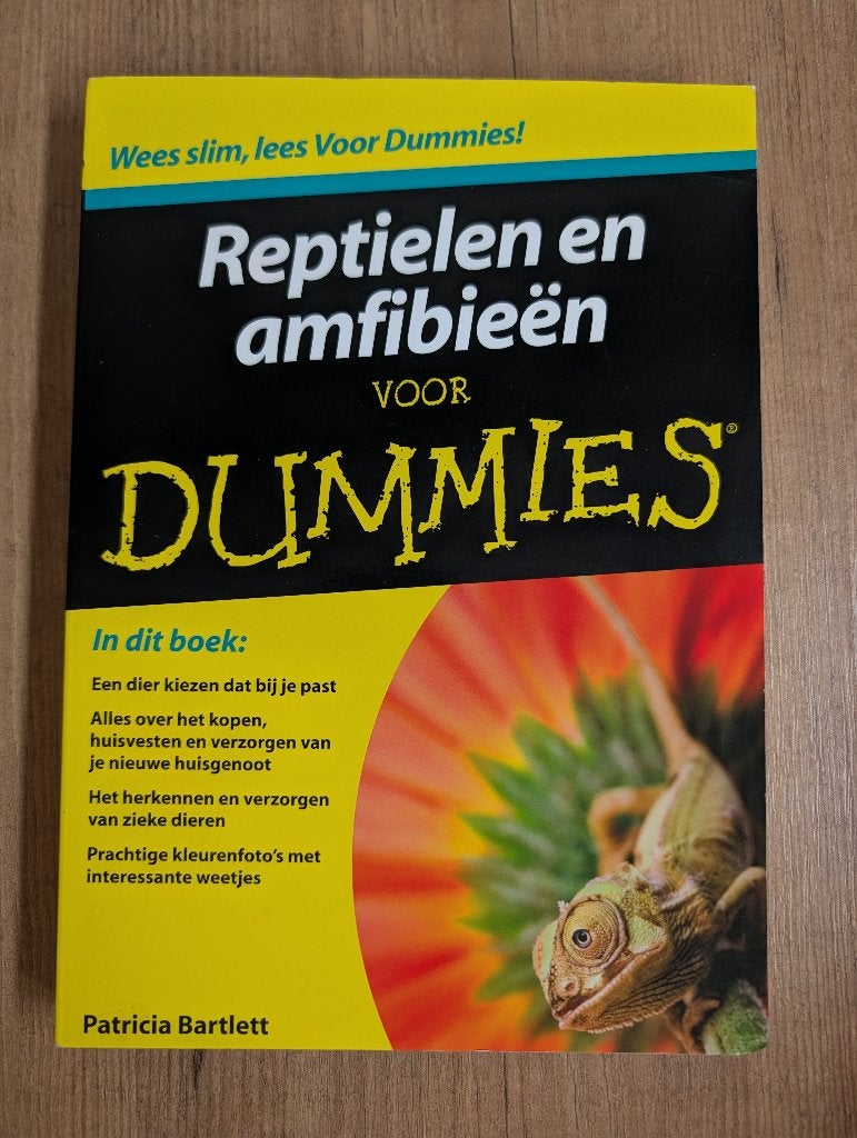 Reptielen en Amfibieën voor Dummies, Boeken, Ophalen of Verzenden, Zo goed als nieuw, Patricia Bartlett, Overige diersoorten
