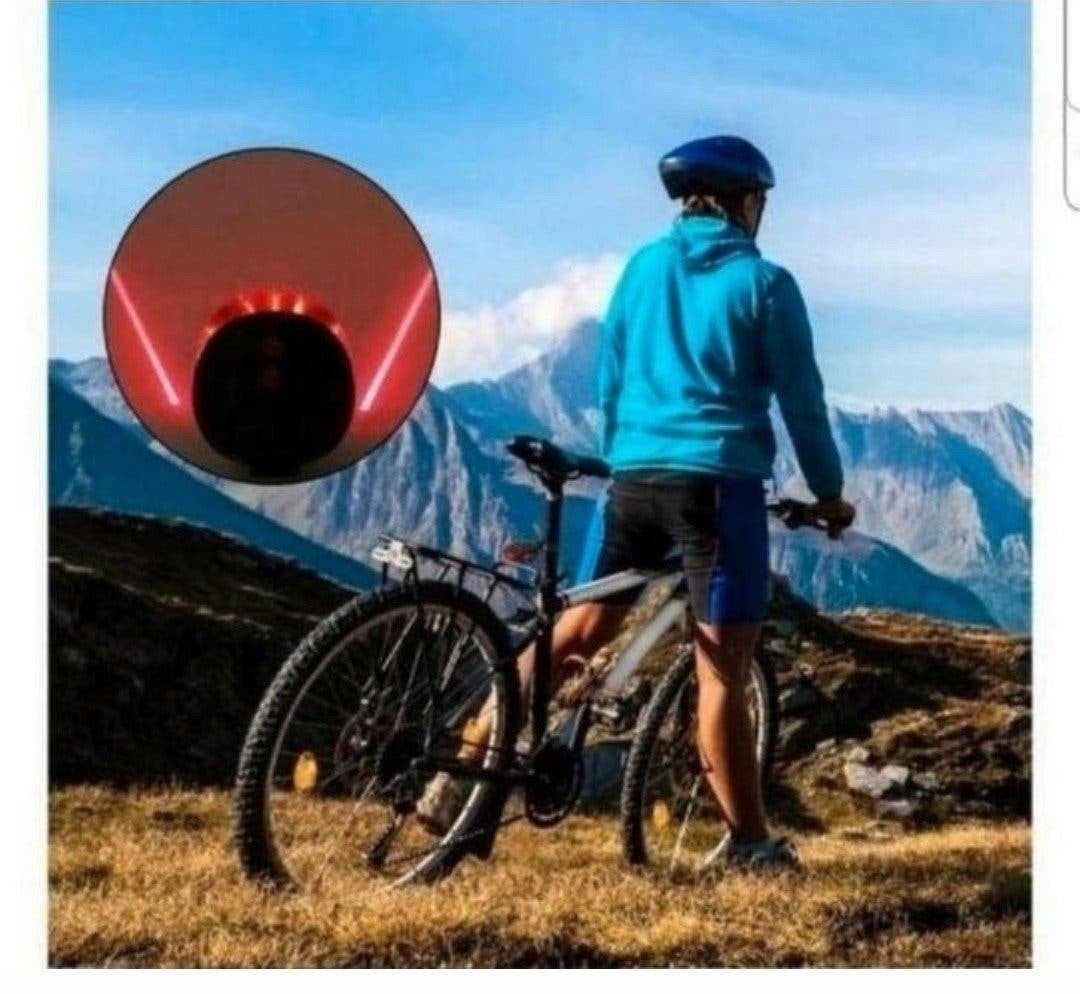 Fiets Achterlichten Led Laser Veiligheidswaarschuwing €9,99