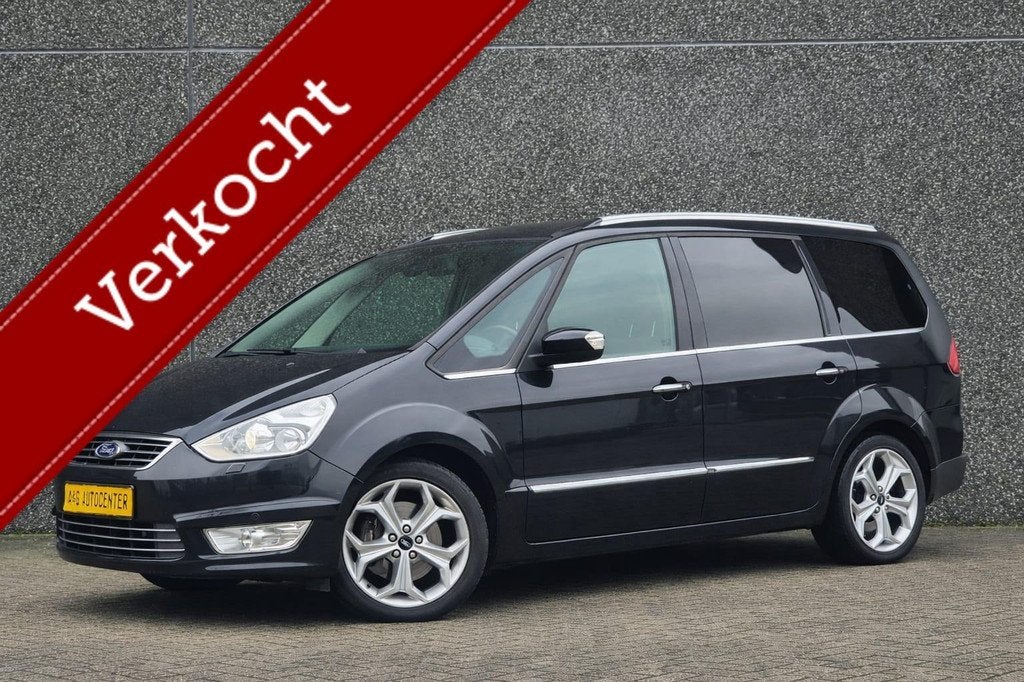 Ford Galaxy 2.0 SCTi Titanium/7 Zits/1e Eig/203 PK/Trekhaak, Auto's, Ford, Gebruikt, 4 cilinders, 7 stoelen, Zwart