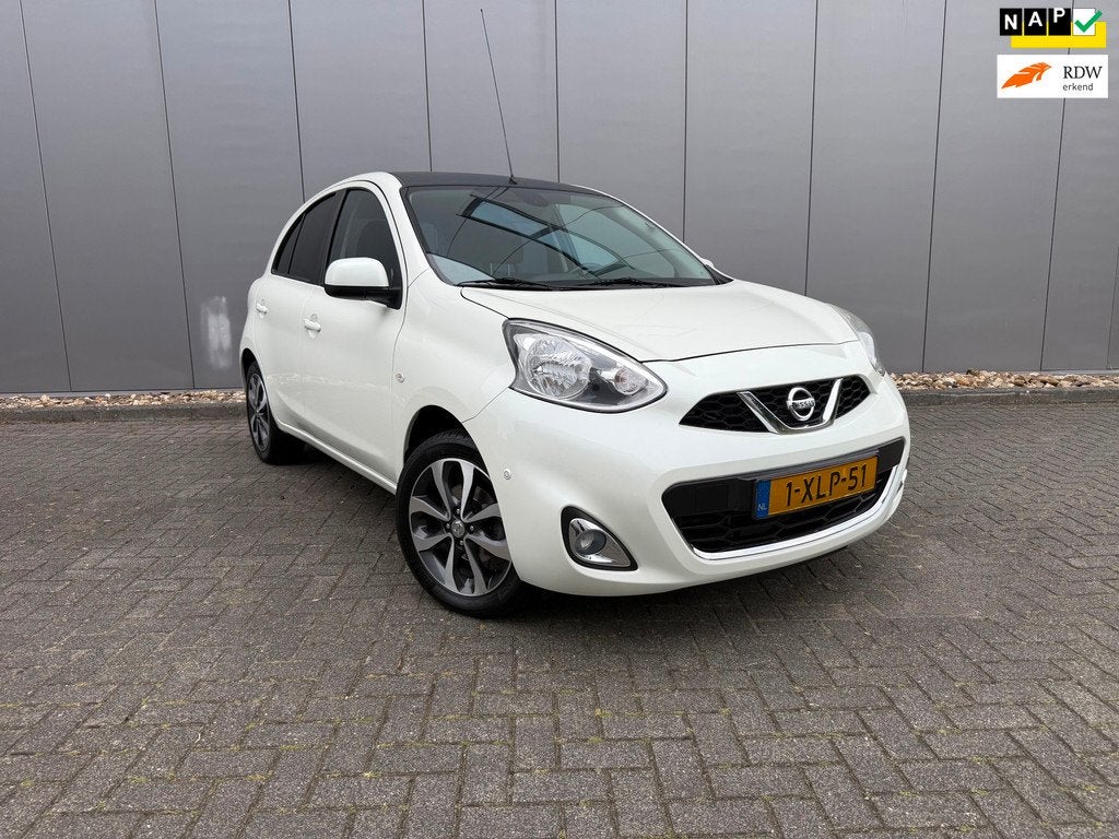Nissan Micra 1.2 DIG-S Connect Edition|1eEIG|DEALEROH|CRUISE, Auto's, Nissan, Voorwielaandrijving, Euro 5, Stof, Zwart