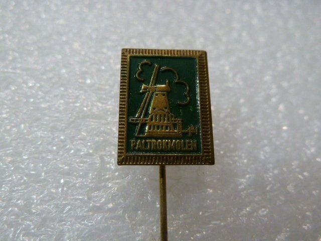 Vintage Speldje Paltrokmolen - Molen Pin, Ophalen of Verzenden, Gebruikt, Overige onderwerpen, Speldje of Pin