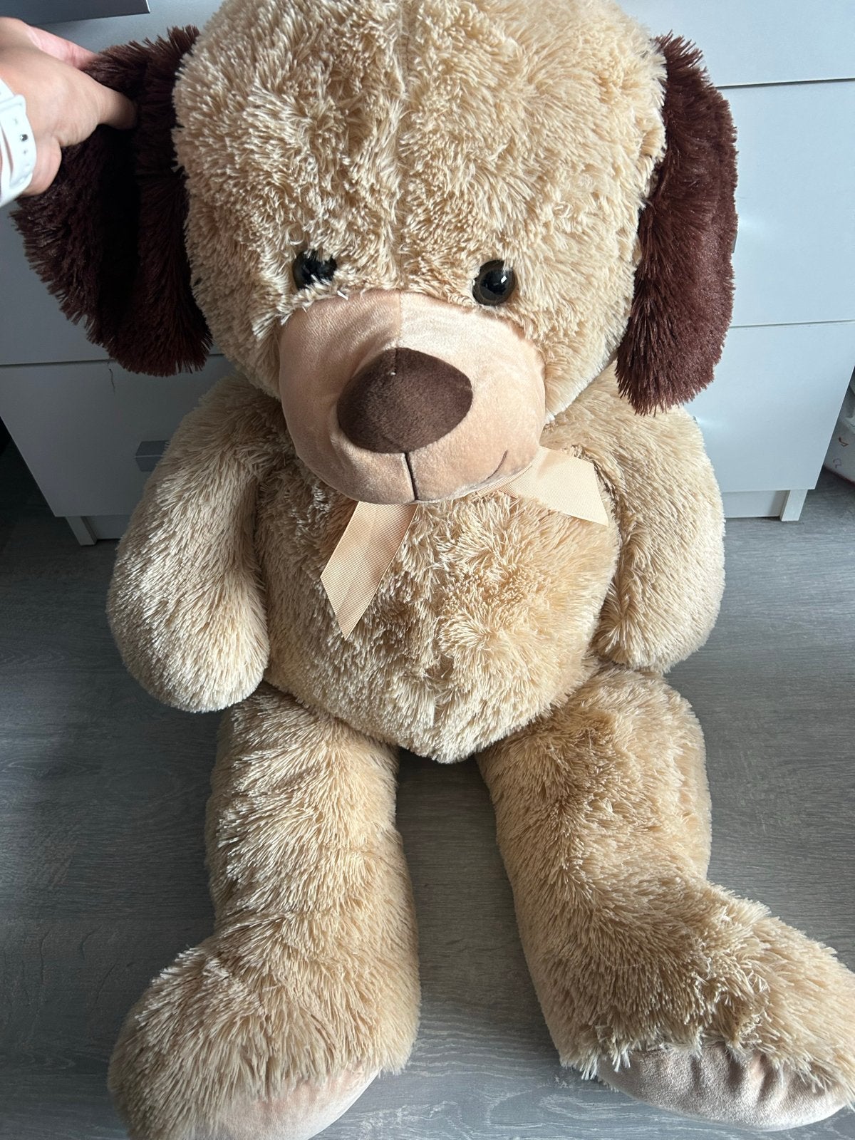 Grote zachte knuffelhond, Ophalen, Hond, Zo goed als nieuw, Middelgroot (20 tot 80 cm)