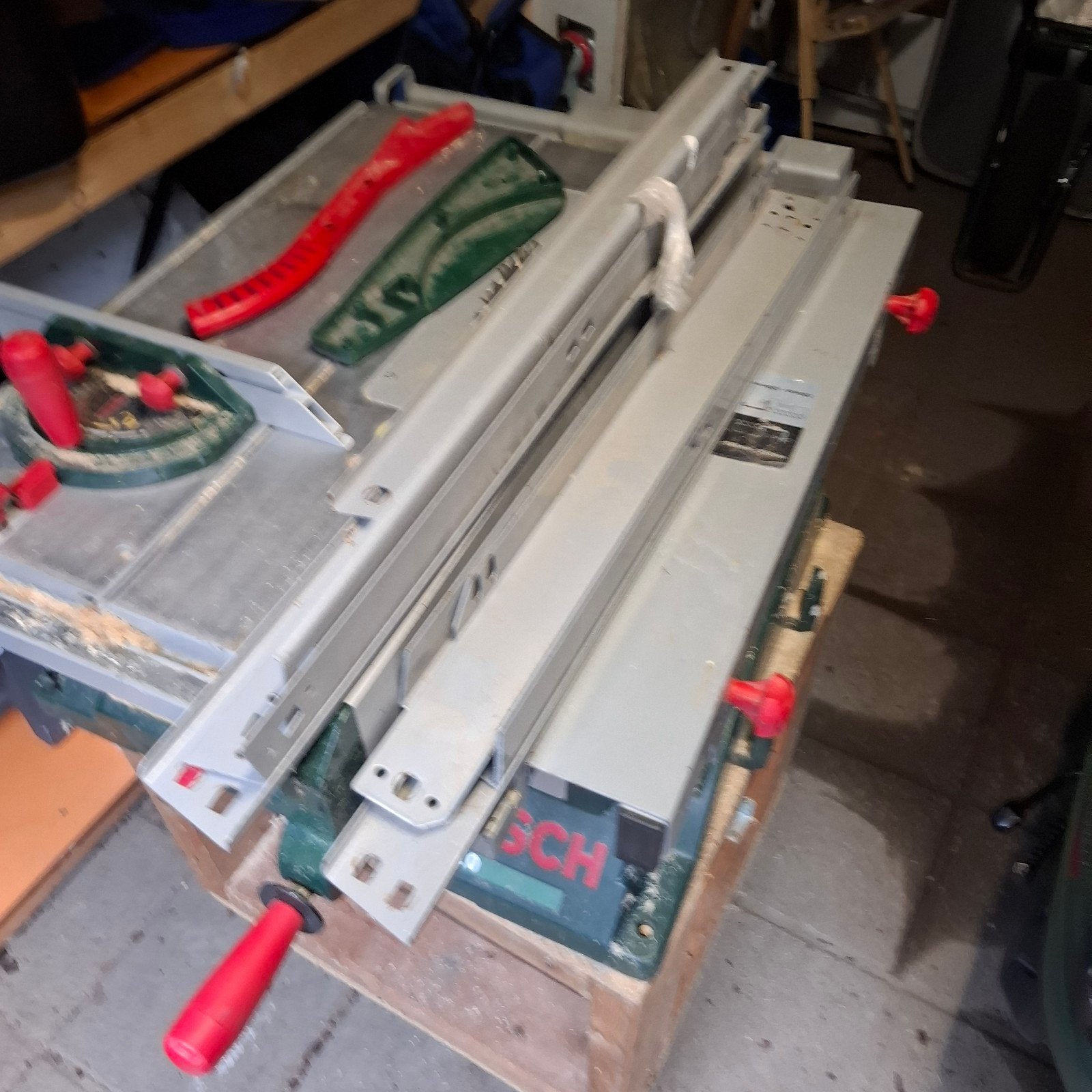 Bosch PTS 10 Tafelzaag - Mist Spouwmes en Afzuigkap, Ophalen, Gebruikt, Cirkelzaag, 70 mm of meer