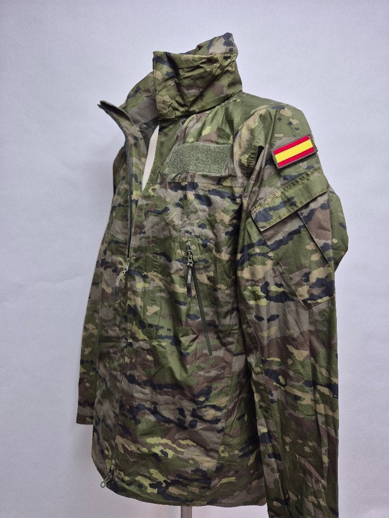 Spaanse Militaire Camo jas top Large, Ophalen, Landmacht, Overige gebieden, Kleding of Schoenen