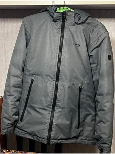 Te koop Kjelvik winterjas maat 42, Ophalen of Verzenden, Zo goed als nieuw, Maat 42/44 (L), Groen