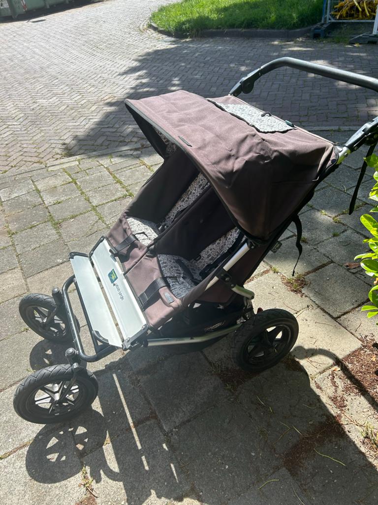 Mountain Buggy Urban Jungle Duowagen - Bruin, Gebruikt, Duowagen, Ophalen, Kinderwagen