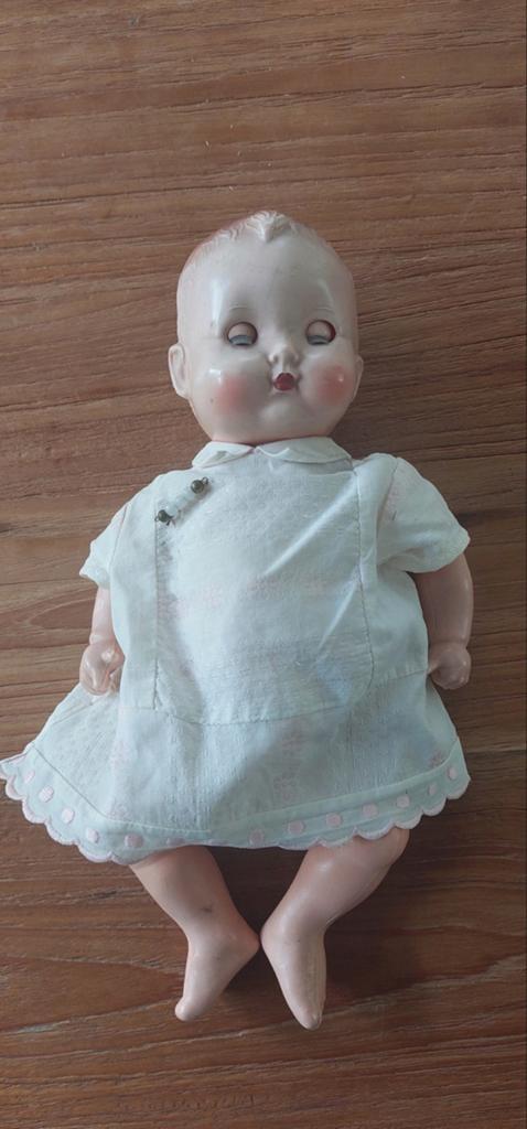 Vintage antieke Roddy Babypop - Made in England, Ophalen of Verzenden, Gebruikt, Babypop