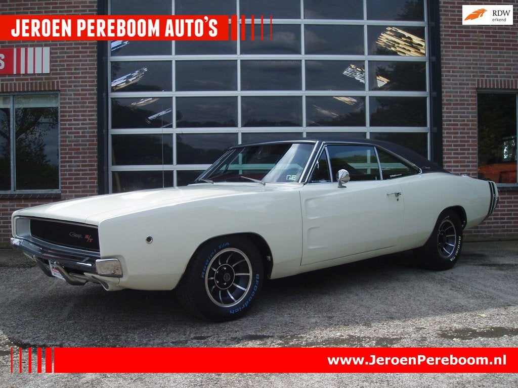 Dodge Charger Big Block Automaat NL-Kenteken. Vector velgen., Auto's, Dodge, Achterwielaandrijving, Gebruikt, Wit, 7000 cc