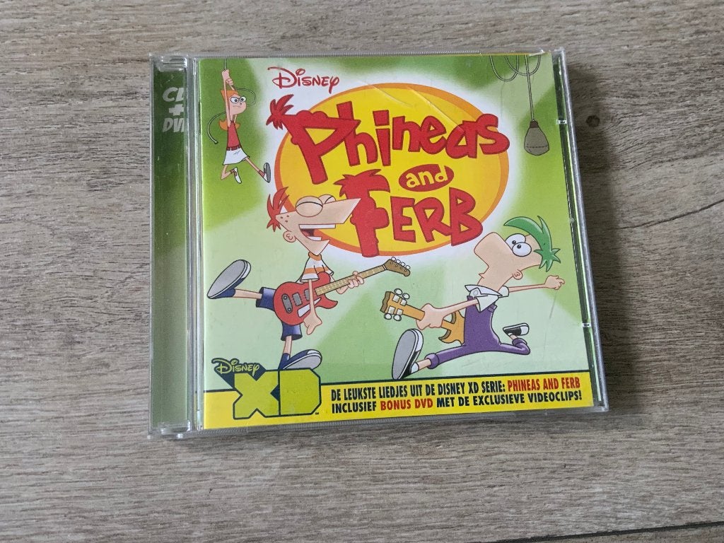 Phineas and Ferb Disney - De leukste liedjes uit de serie, Cd's en Dvd's, Ophalen of Verzenden, Zo goed als nieuw