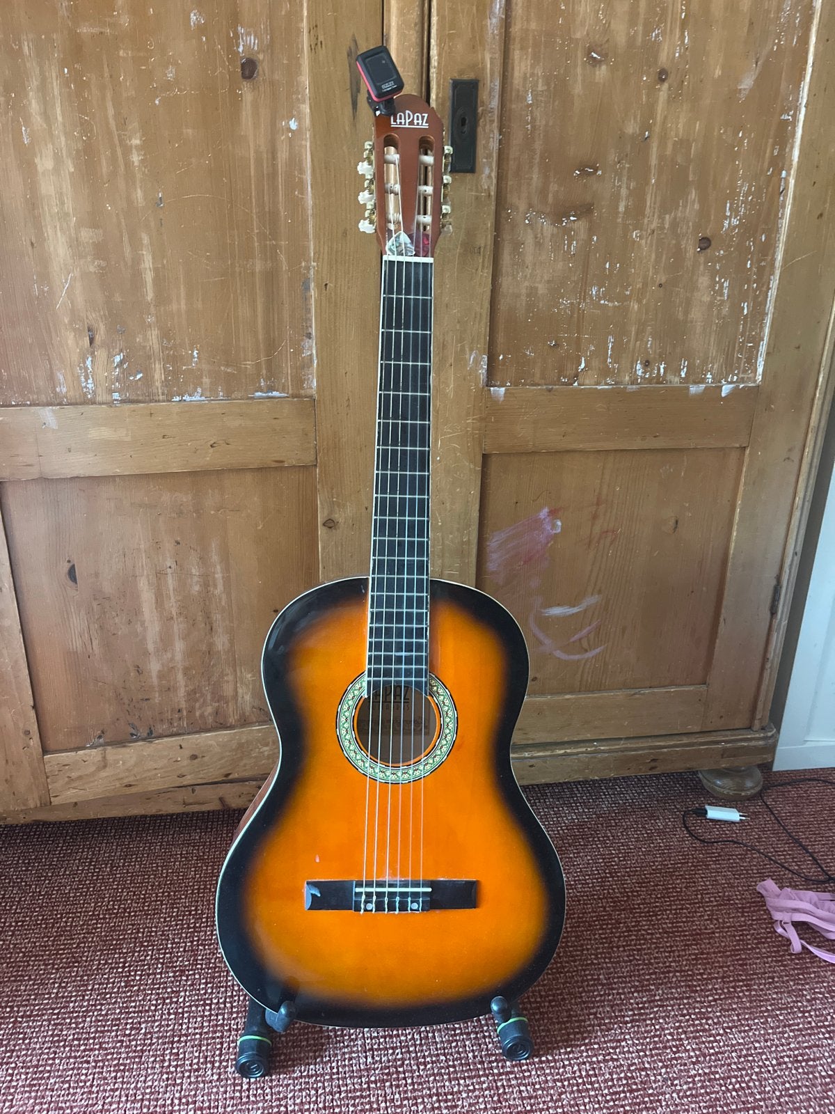 LaPaz Klassieke Gitaar met Tuner en Standaard