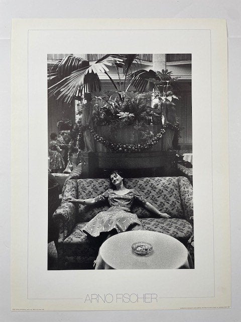 poster Arno Fischer 'Shanna Prochorenkow, Karlovy Vary 1987, Ophalen of Verzenden, Zo goed als nieuw, Minder dan 50 cm, Foto of Poster
