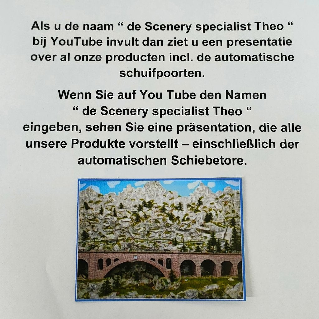 0 – 03 Spoor 0  HEKWERK met prikkeldraad incl  L -  poort, Overige merken, Gelijkstroom, Natuur, Nieuw