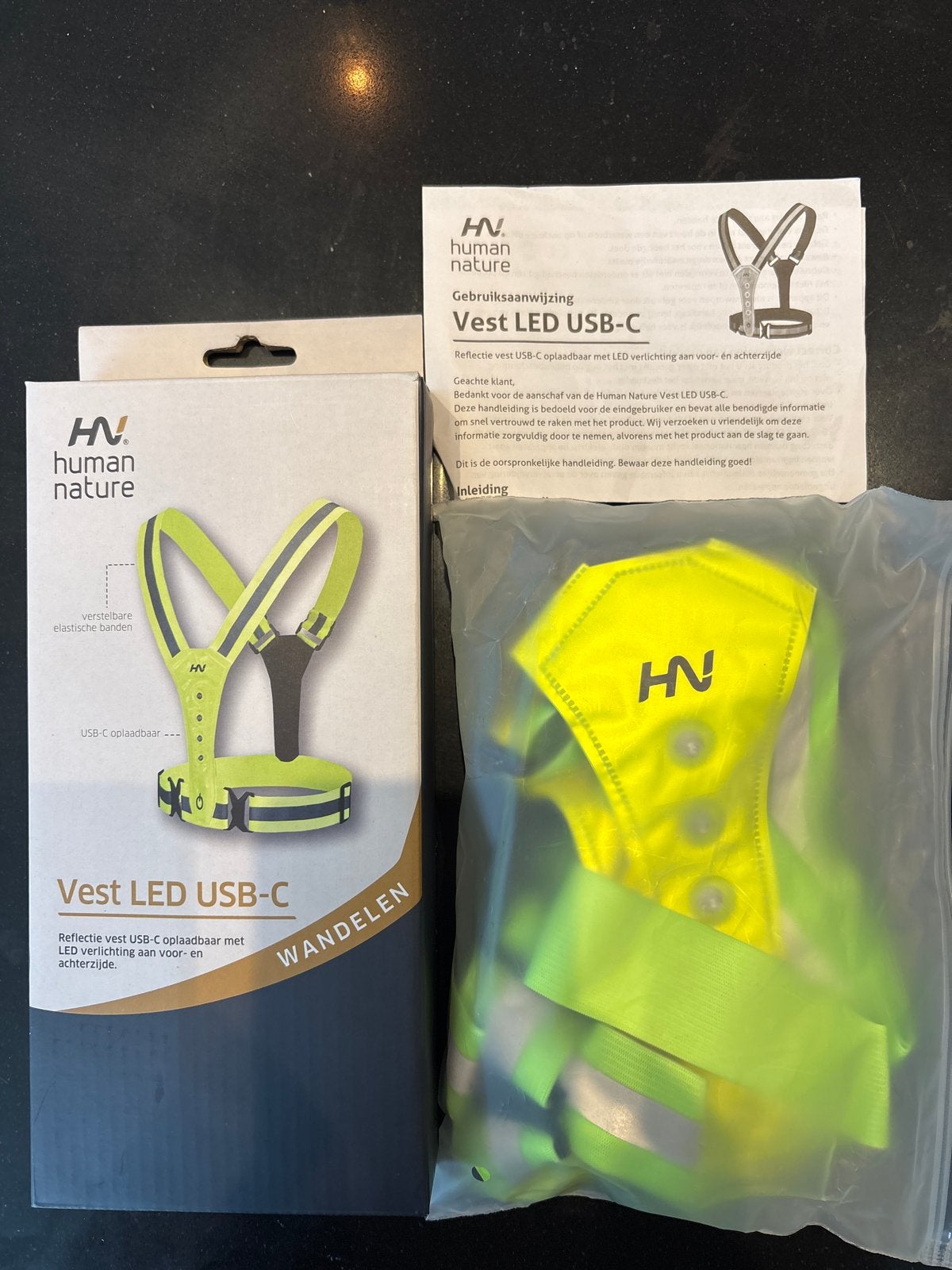 Human Nature LED USB-C Reflectie Vest - Nieuw, Ophalen, Nieuw
