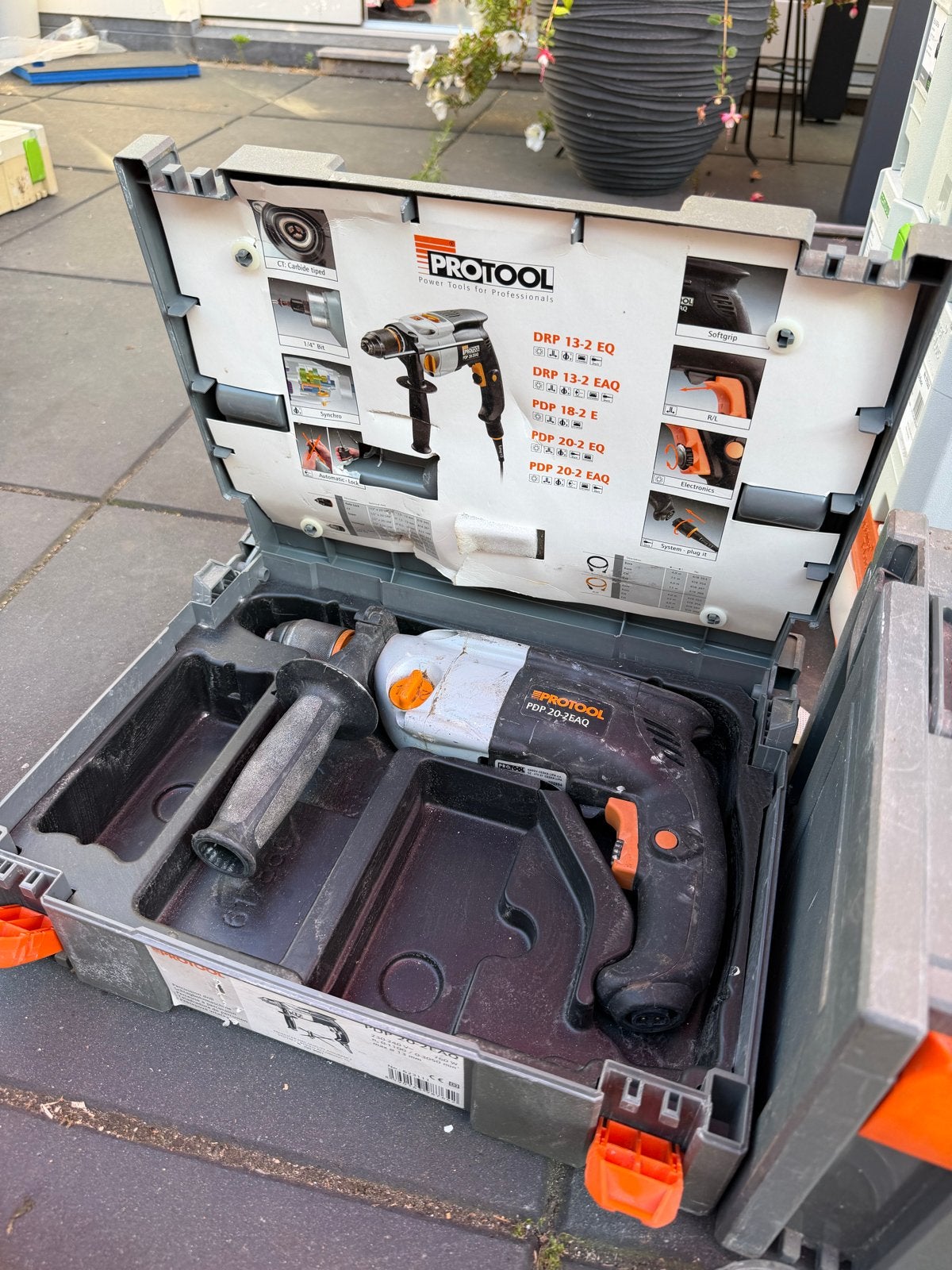 PROTOOL PDP 20-2EAQ Klopboormachine 760W, Doe-het-zelf en Verbouw, Gereedschap | Boormachines, Klopboormechanisme, Ophalen, Boormachine