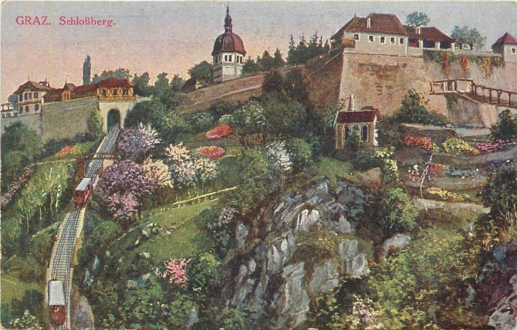 381-435-035 Graz Schlossberg, Verzenden, Voor 1920, Oostenrijk