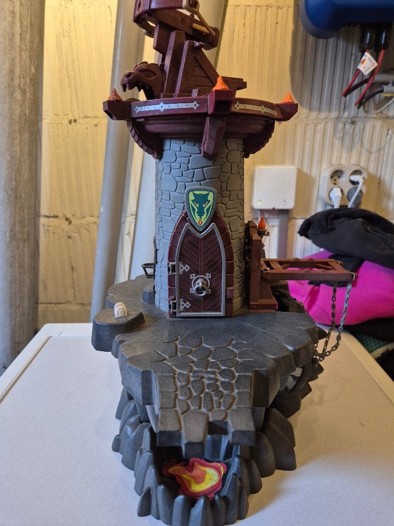 Playmobil toren groene draak groene draken toren 4836, Ophalen, Zo goed als nieuw