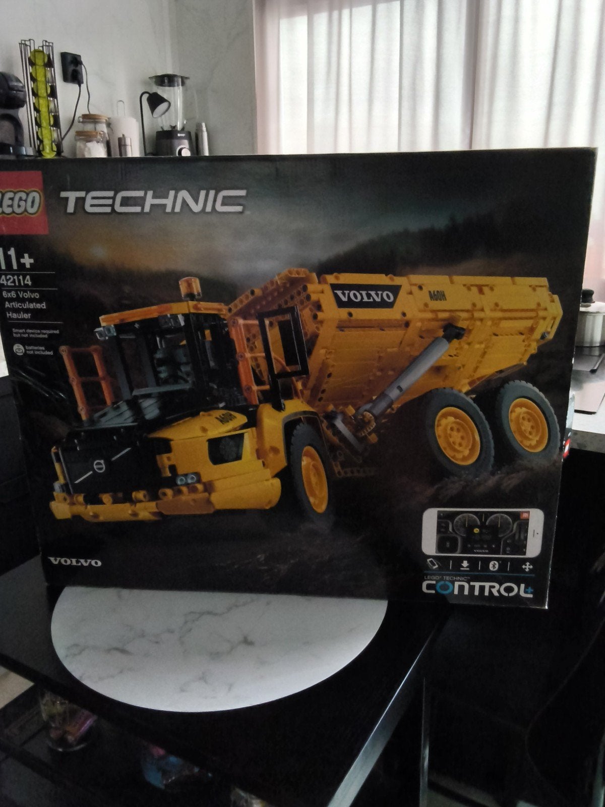LEGO Technic 42114 Volvo 6x6 Kiepwagen met Control App, Ophalen of Verzenden, Zo goed als nieuw