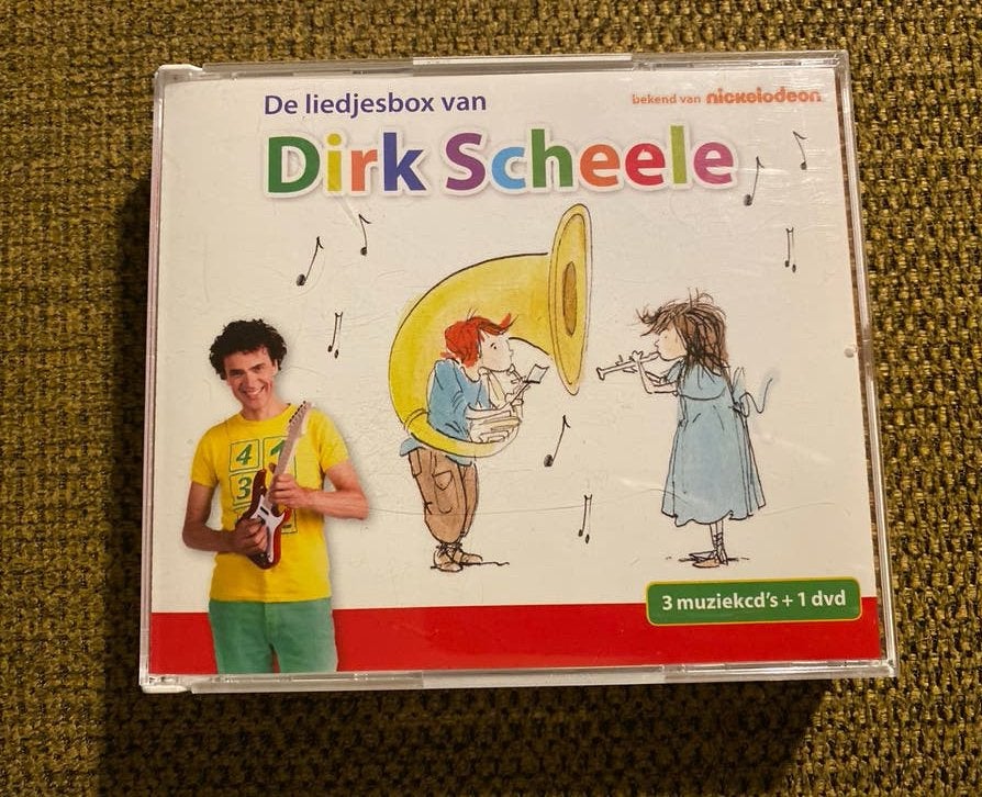 De Liedjesbox van Dirk Scheele - 3 cd’s + 1 dvd, Gebruikt, Boxset, Tot 2 jaar, Ophalen of Verzenden