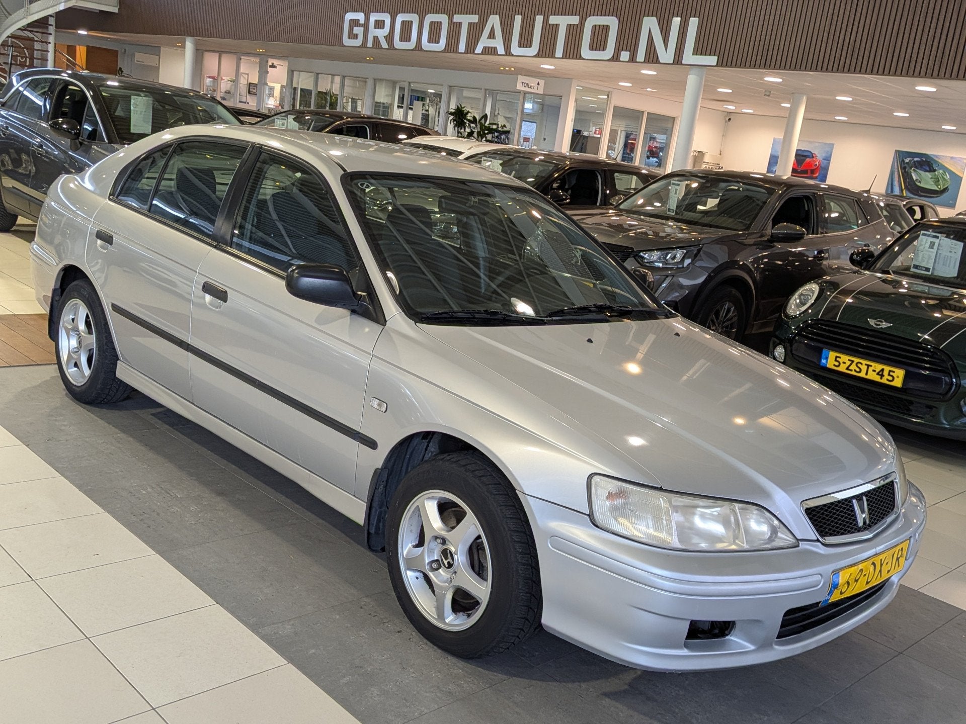 Honda Accord 1.8i S Airco, Trekhaak, Stuurbekrachtiging, Auto's, Voorwielaandrijving, Elektrische ramen, Origineel Nederlands