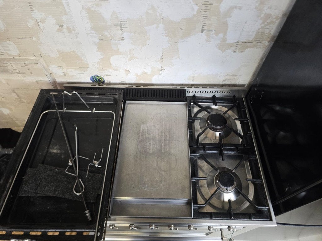 Gas fornuis, Ophalen, Gebruikt, 60 cm of meer, 4 kookzones