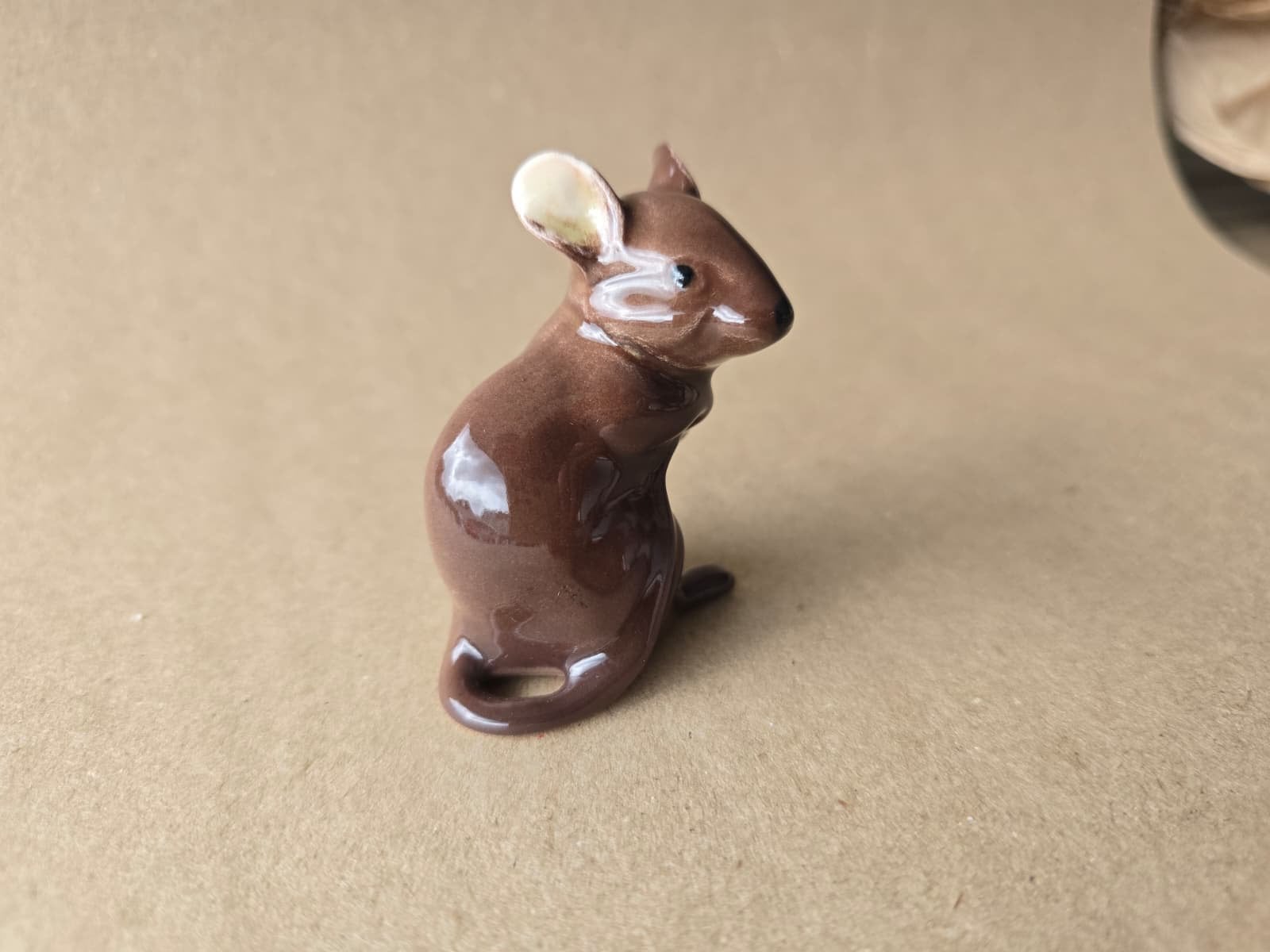 Vintage Beswick England porseleinen muis beeldje, Ophalen of Verzenden, Zo goed als nieuw, Dier