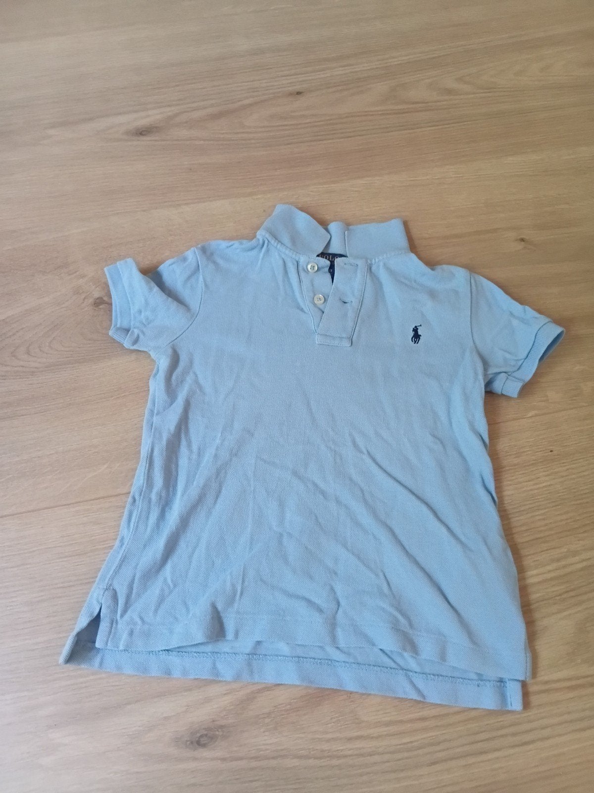 Ralph Lauren Polo shirt lichtblauw maat 4T, Ophalen of Verzenden, Gebruikt, Ralph Lauren, Jongen