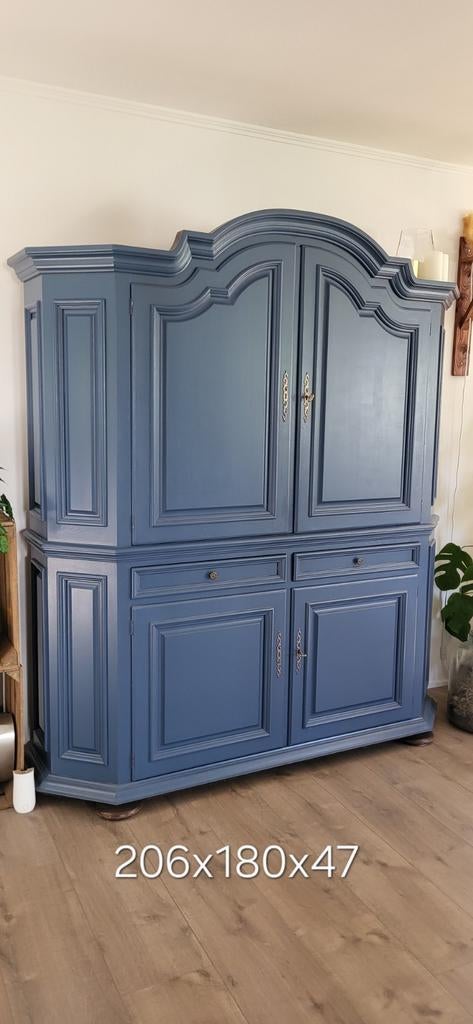 Buffetkast blauw, 100 jaar oud, Ophalen of Verzenden