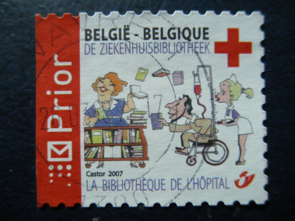 Postzegels België 2007 Rode Kruis - cw. 1,00 (1)., Ophalen of Verzenden, Gestempeld, Rode kruis