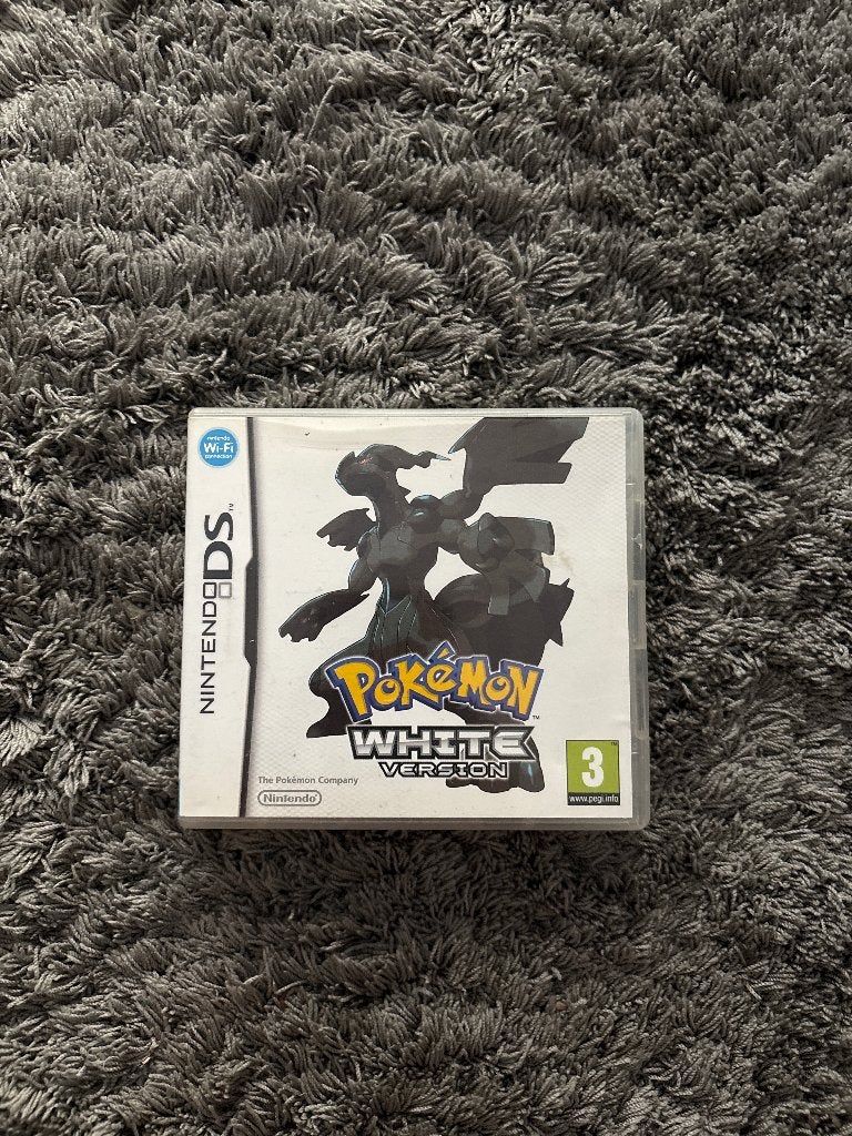 Pokemon White Nintendo DS Lite, 1 speler, Zo goed als nieuw, Vanaf 3 jaar, Gekoppelde computers