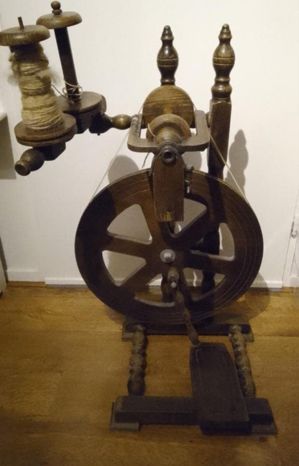 Antiek spinnewiel - perfect voor spinnen, Ophalen, Gebruikt, Overige typen