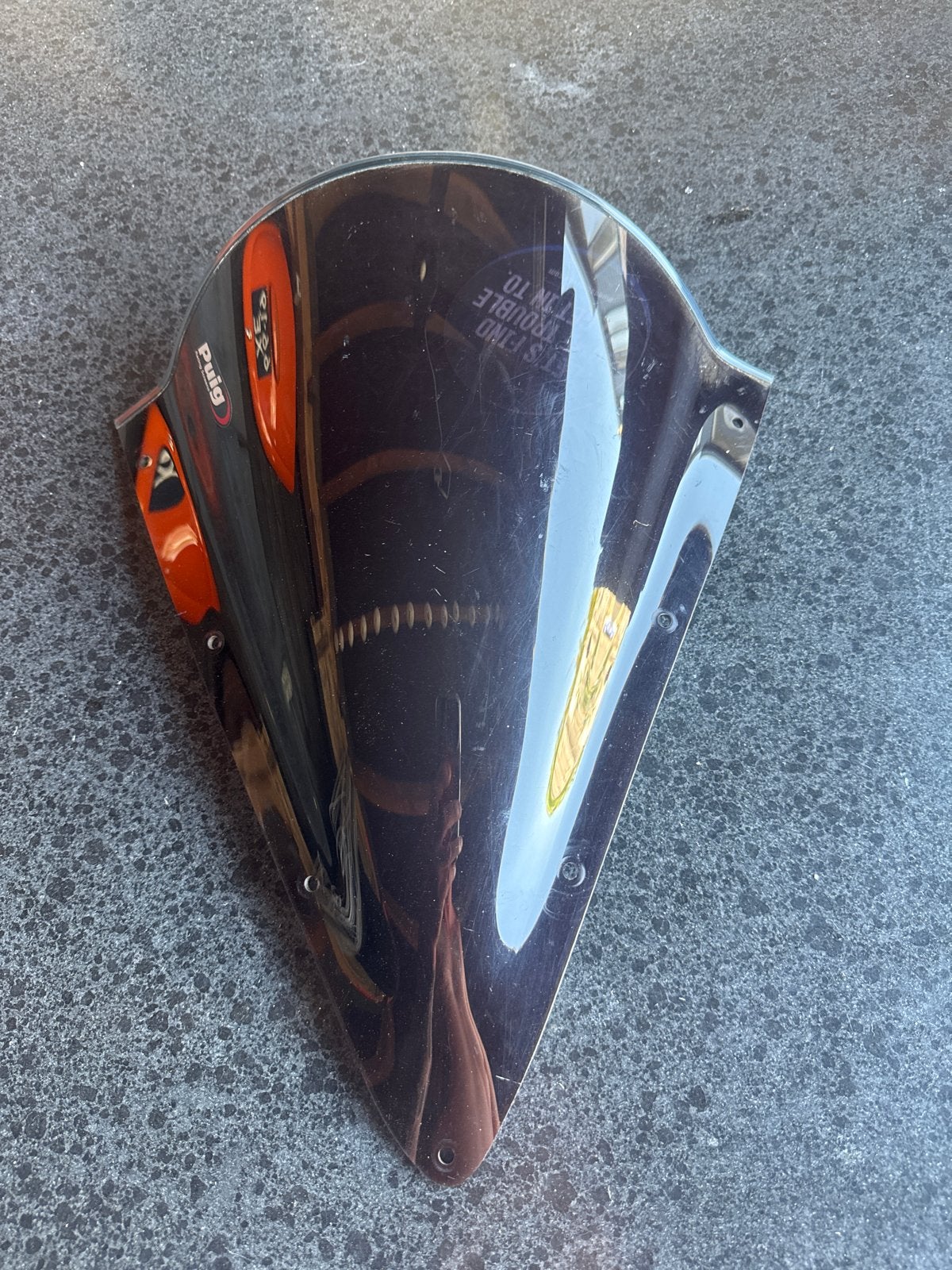 Puig Racing Scherm Yamaha Fazer FZ1000 R1 R6, Motoren, Onderdelen | Overige, Ophalen of Verzenden, Gebruikt