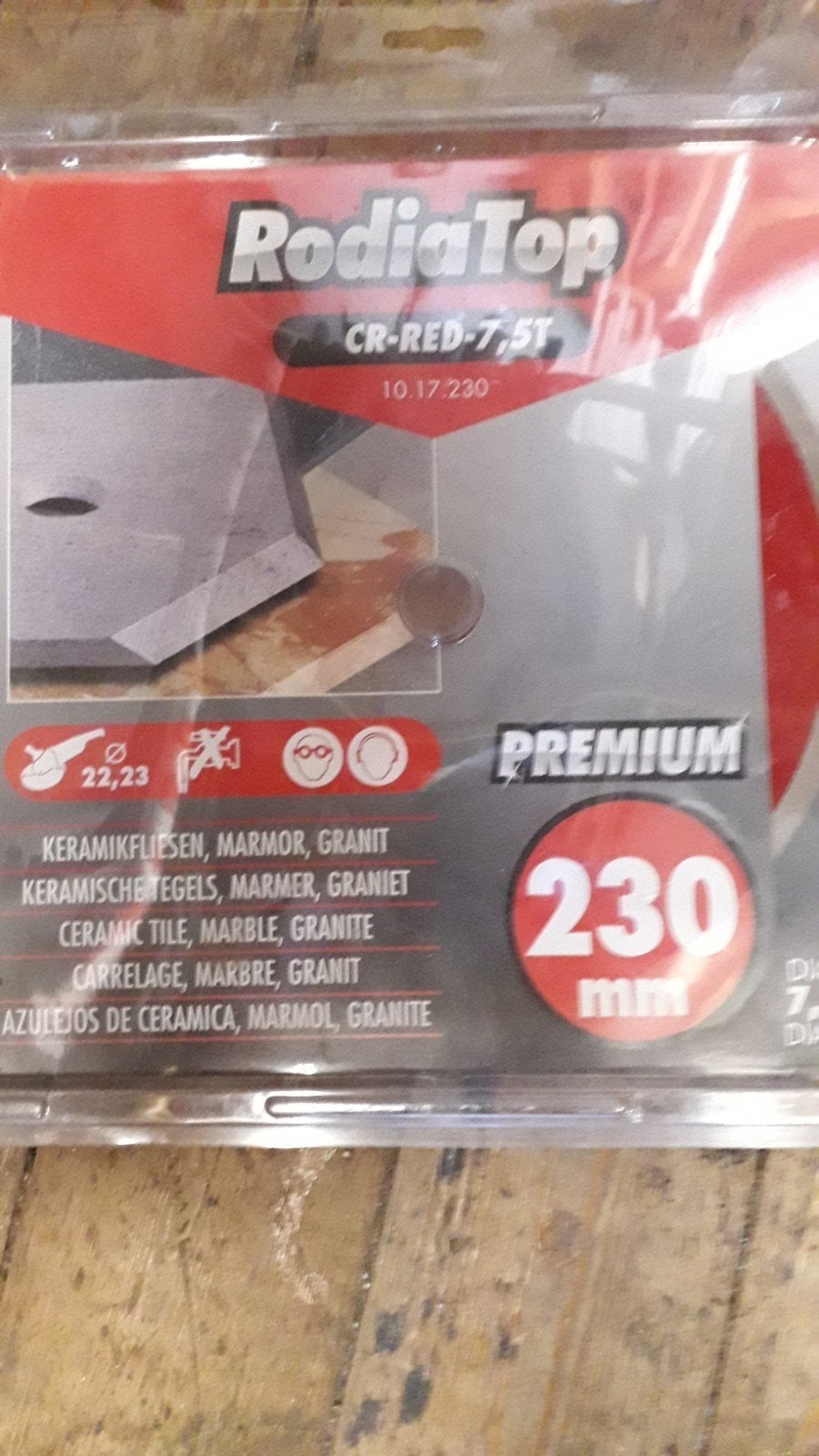 Diamantzaagblad., Ophalen of Verzenden, Gebruikt, 1200 watt of meer, 70 mm of meer