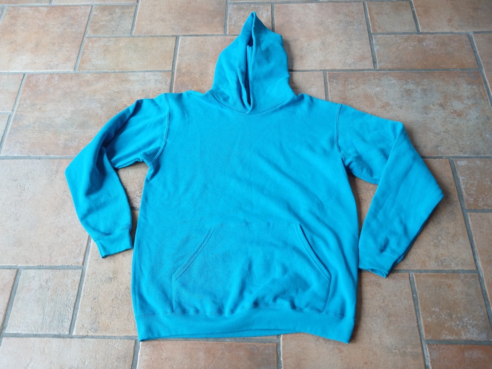 blauwe hoodie maat 164/170, Ophalen of Verzenden, Zo goed als nieuw, Jongen of Meisje, Trui of Vest