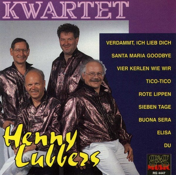 Kwartet Henny Lubbers CD, Verzenden, Zo goed als nieuw, Schlager, Album
