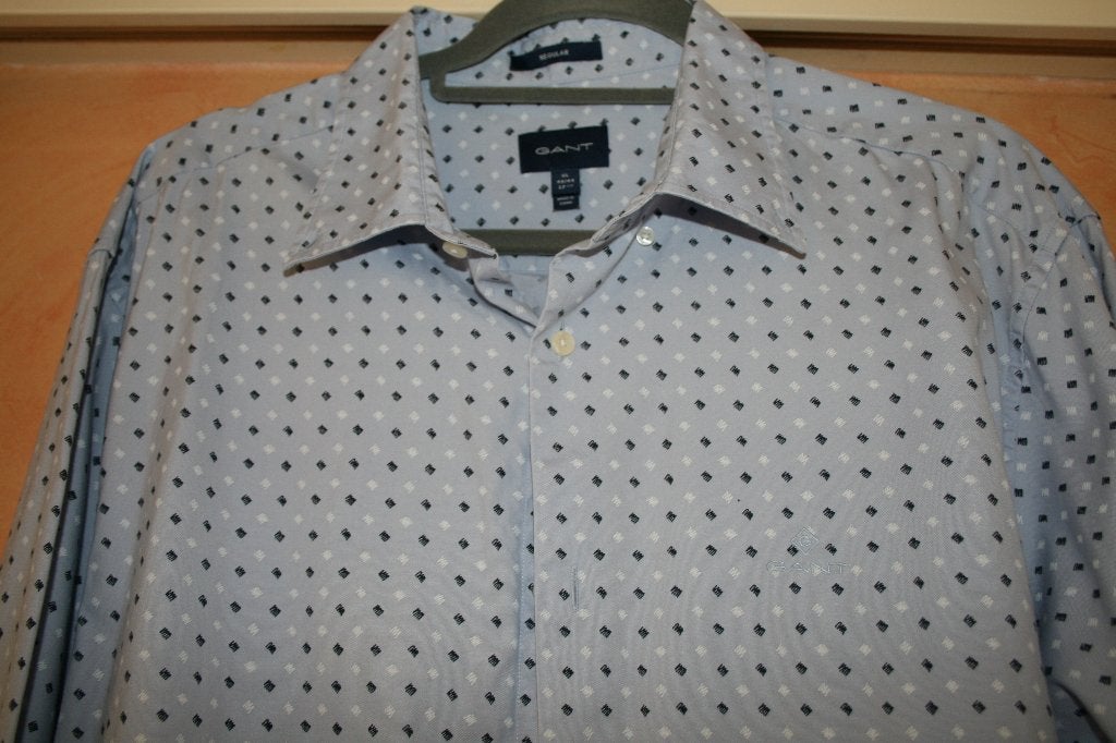 Blauw overhemd, GANT, maat XL, Kleding | Heren, Overhemden, Blauw, GANT, Ophalen of Verzenden, Zo goed als nieuw