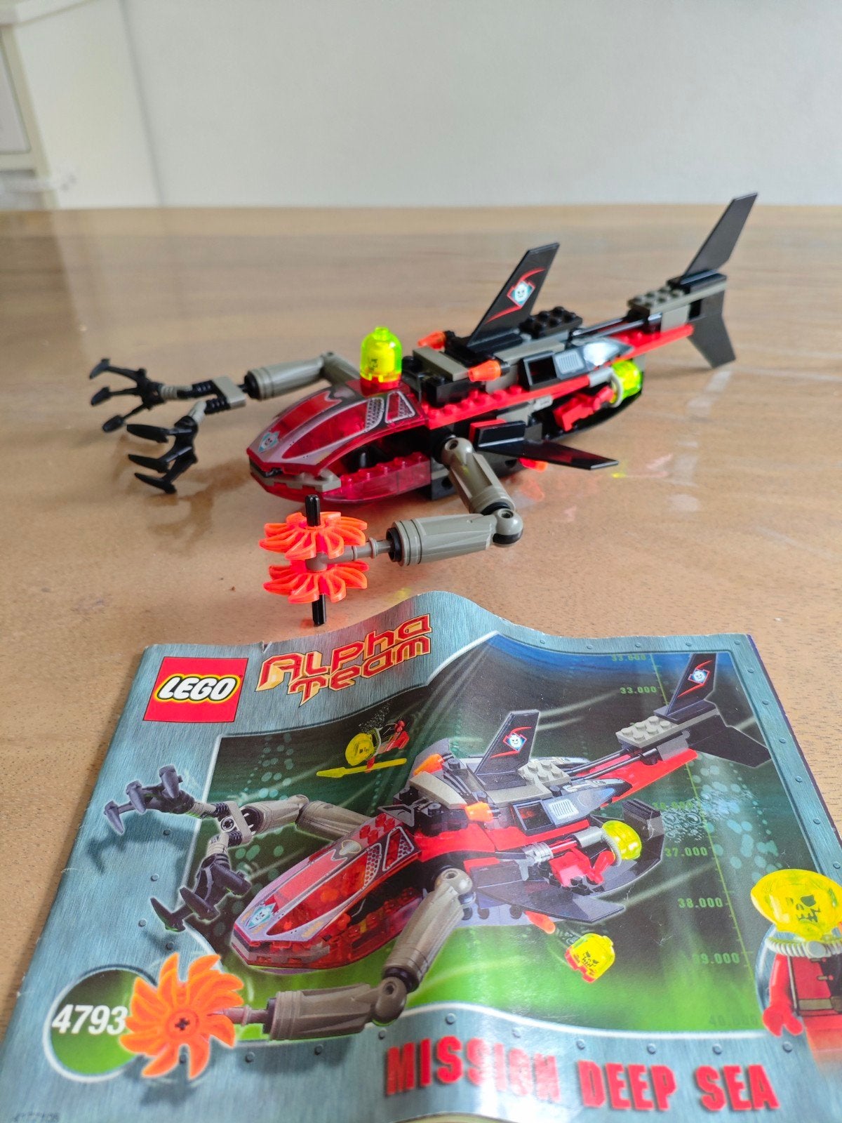 Lego 4793 Mission Deep Sea - alpha team compleet met boekje, Ophalen, Overige thema's, Lego, Complete set