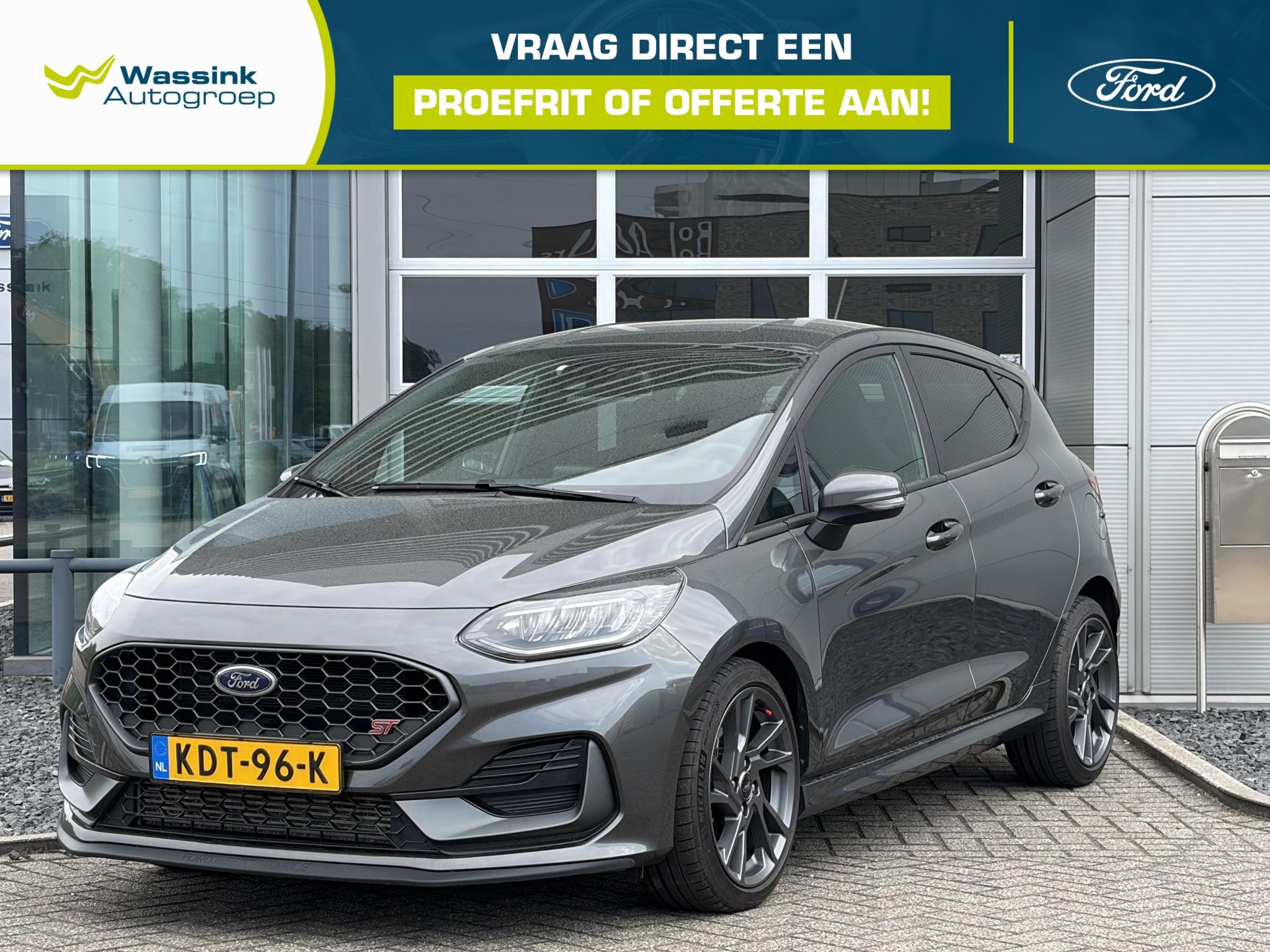 Ford Fiesta 1.5 EcoBoost 200pk ST-X Schaal Stoelen | Volledi, Voorwielaandrijving, Gebruikt, Euro 6, Bedrijf