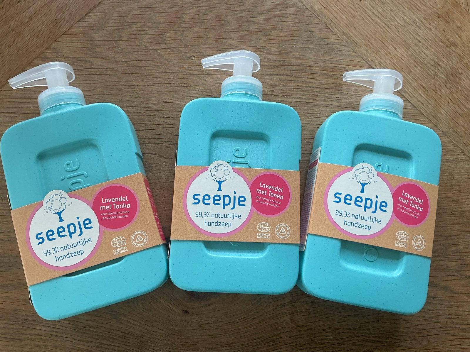 3x Seepje Handzeep Lavendel Tonka 300ml met pompdop NIEUW, Ophalen of Verzenden, Schoonmaakmiddel