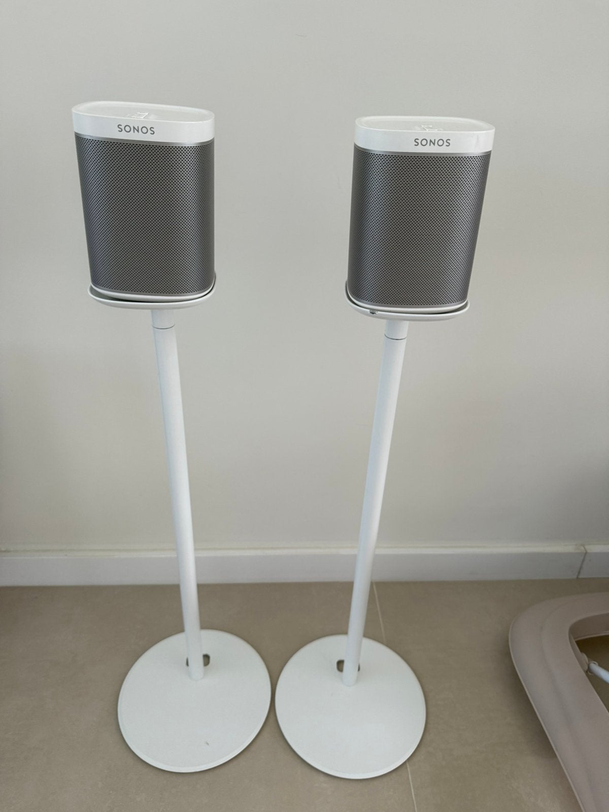 Sonos play 1 standaarden zonder boxen, Ophalen of Verzenden, Zo goed als nieuw, Minder dan 60 watt, Sonos