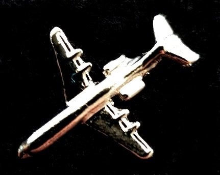 Fokker F- 28 pin zilverkleur, Verzenden, Nieuw, Patch, Badge of Embleem