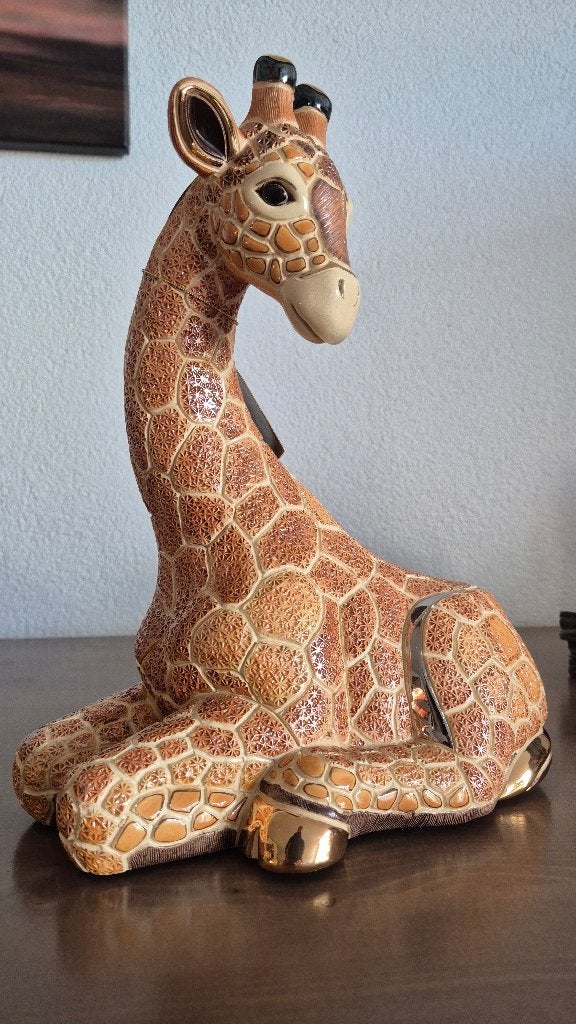De Rosa Rinconada Giraffe XL Limited Edition 574/1000 NIEUW, Art deco, Ophalen of Verzenden, Zoogdier, Steen of Keramiek
