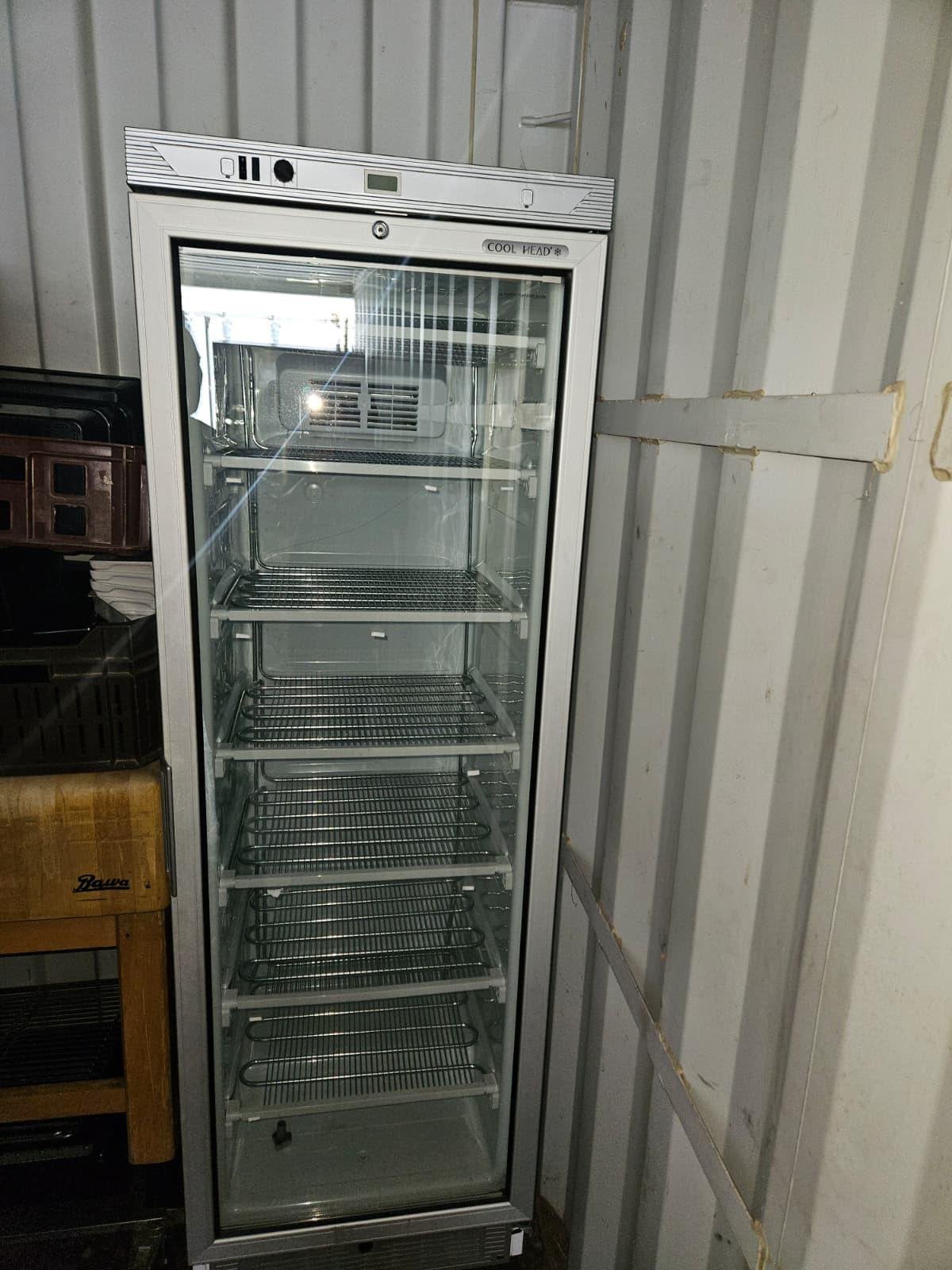 Supermooie vriezer met glazen deur!, Ophalen, Zo goed als nieuw, Minder dan 60 cm, 160 cm of meer