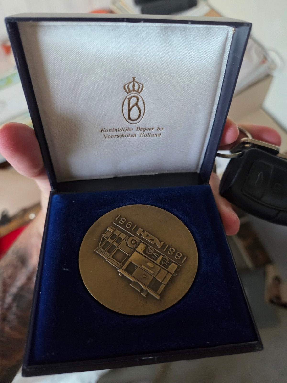 Herinneringsmunt 100 jaar NZH - Koninklijke Begeer, Postzegels en Munten, Penningen en Medailles, Ophalen of Verzenden