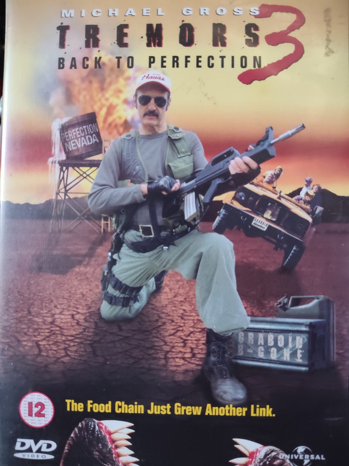 Tremors 3: Back to Perfection -Dvd UK Import Engels, Engels, Inclusief doosje, Actiethriller, Engels