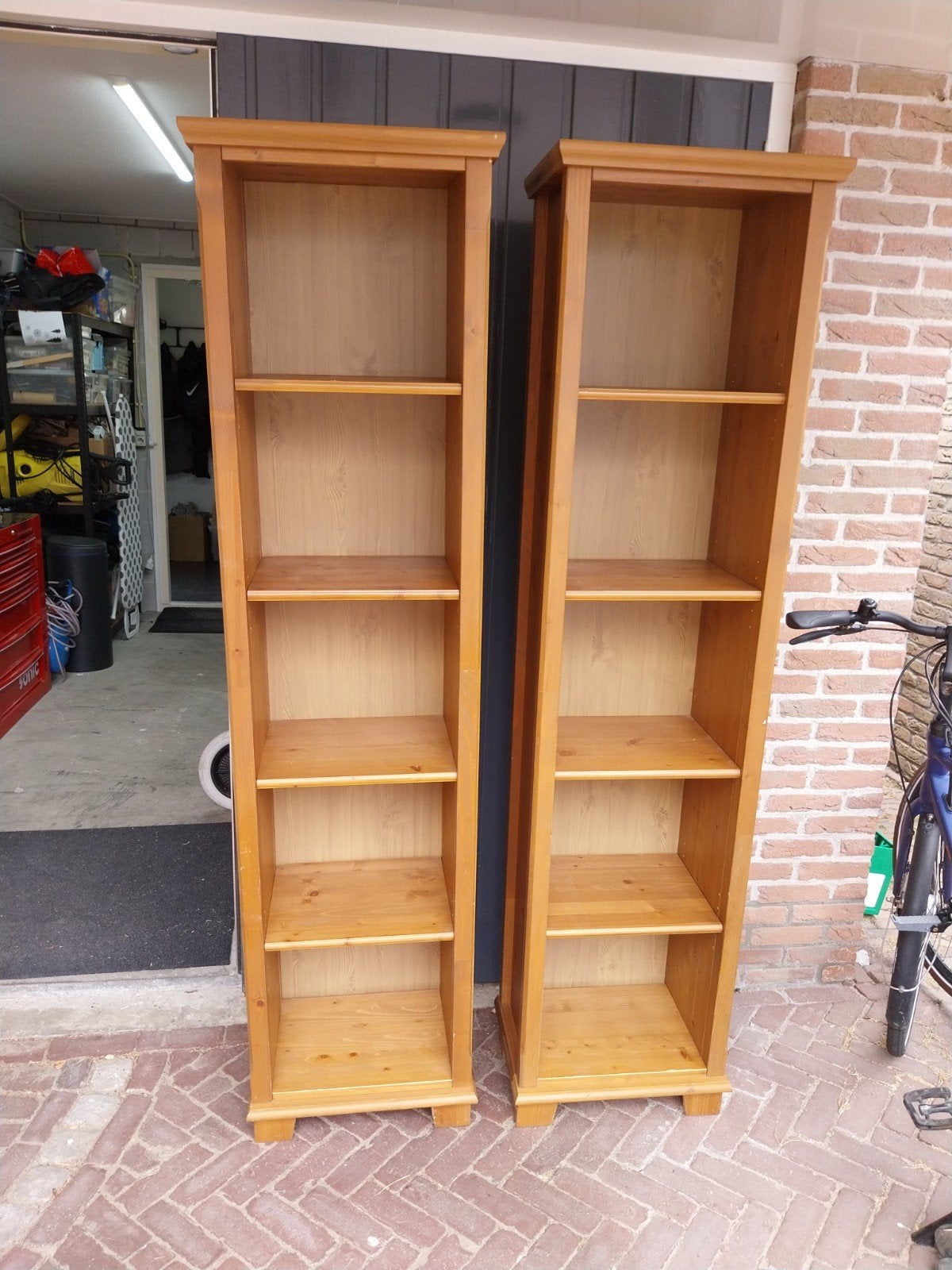 Set van 2 IKEA Markör boekenkasten / opbergers, Ophalen, Met plank(en), Minder dan 50 cm, Gebruikt