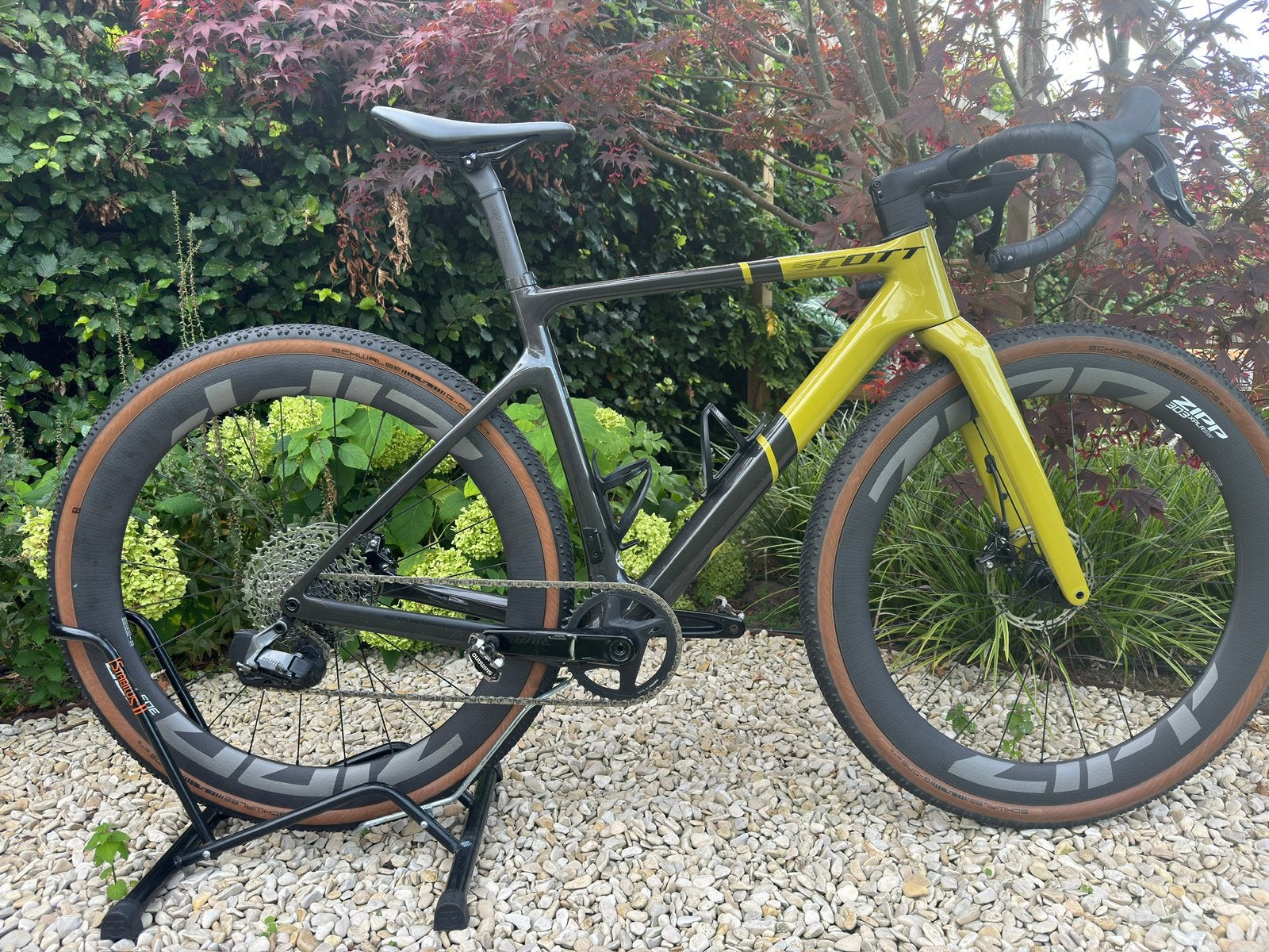 Scott Addict Gravel RC (Tuned) Gravelracer!!, Carbon, Zo goed als nieuw, Meer dan 20 versnellingen, 53 tot 57 cm